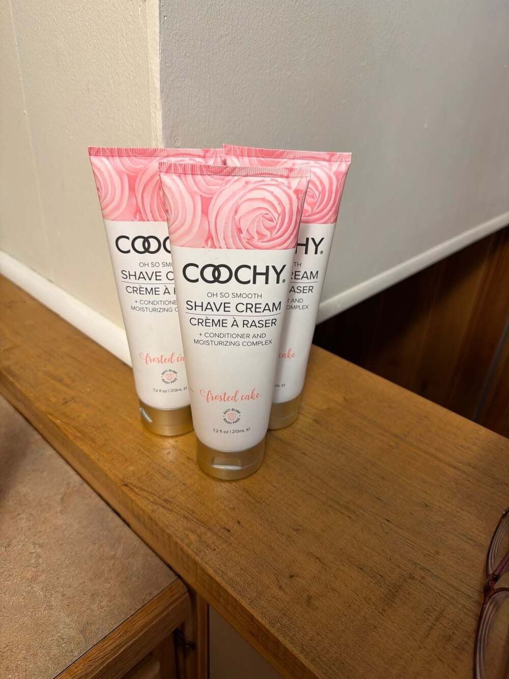 Coochy Oh So Smooth Shave Cream Frosted Cake 7.2 fl oz - Set of 3